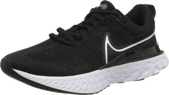 Nike Womens W Nike React Infinity Run Fk 2 Running Shoe, Black White Iron Grey, 6.5 UK