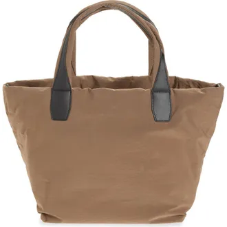 VeeCollective Medium Essence Mink Trench Tote in Mink Trench Brown at Nordstrom