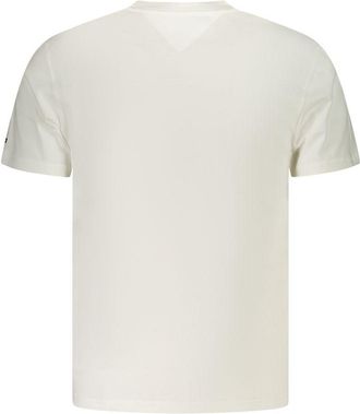 Tommy Hilfiger Logo-Embroidered Cotton T-Shirt - White