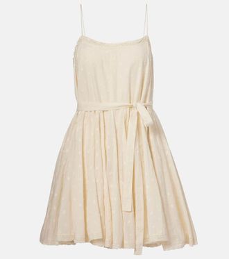 Ulla Johnson Beatriz cotton dobby minidress
