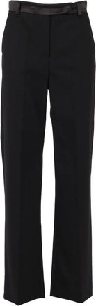 Max Mara Pantaloni con vita elasticizzata - Nero