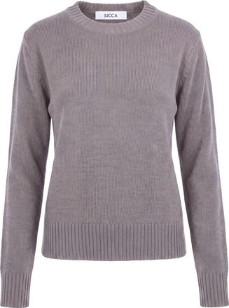 Jucca Round-neck Truien - Dames - Ronde hals truien - Bruin - S - Truien & Vesten