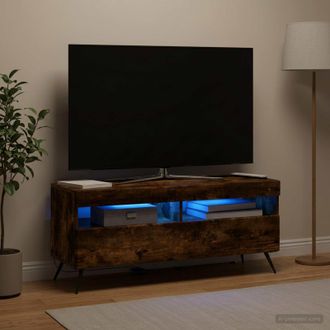 vidaXL Vidaxl Mobile Tv Led Rovere Fumo Legno Ingegnerizzato