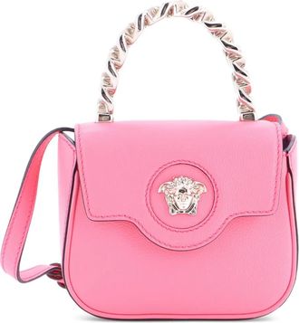Versace La Medusa kleine tas met handgreep en kettinghengsel - Roze