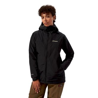 Berghaus Funktionsjacke BERGHAUS DELUGE PRO 3.0 INSULATED JACKET, Damen, Gr. XS, schwarz (schwarz, schwarz), Obermaterial: 100% Polyester. Futter: 100% Polyami