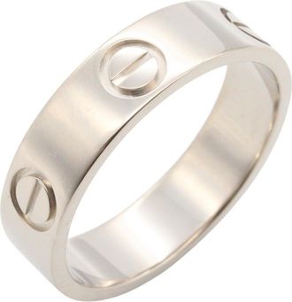 Cartier Silver White Gold (18K) Band Ring (Pre-Owned)