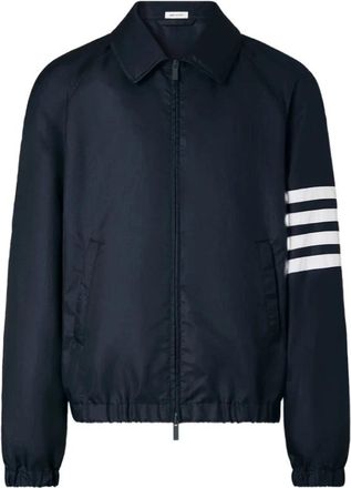 Thom Browne Outerwear Thom Browne - Heren - Zomerjassen - Blauw - M - Jassen