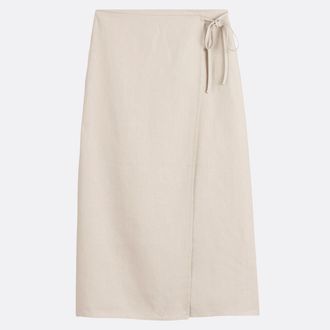 La Redoute Collections Lange rechte wikkelrok