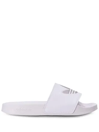 adidas Adilette Lite trefoil-logo slides - women - Other fibres - 8.5 - White