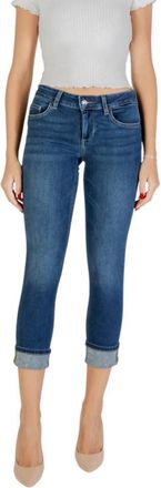 Liu Jo Blauwe Dames Jeans Herfst/Winter Stijl - Dames - Cropped Jeans - Blauw - W25 - Katoen - Jeans