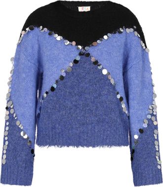 Izia Jumper Dames Blauw Veelkleurig