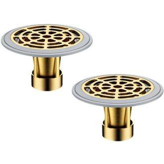 OEM Desag&uuml;e De Suelo, Trampa De Olores De Lat&oacute;n Reforzado, Apto Para Orificios De Desag&uuml;e De Suelo Con Un Di&aacute;metro De 27 A 55 Mm - Crezuo