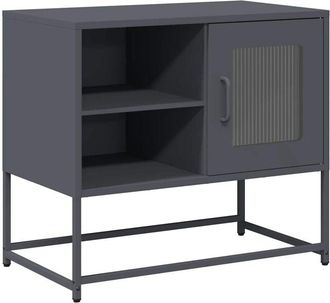 vidaXL Mueble para TV de acero gris antracita 68x39x60,5 cm vidaXL