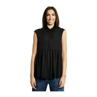 Manila Grace Blouses, female, Black, S, Sleeveless Blouse
