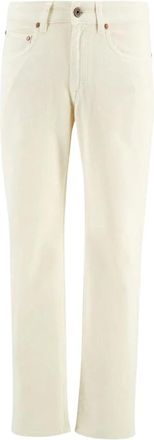 Boglioli Heren, Broeken, Beige, Maat: W34 Corduroy