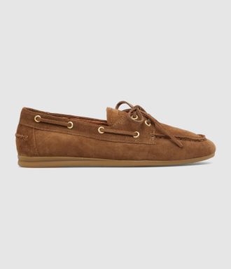 Toral Shoes Mocassins Nahua Gold Tasso Tabac