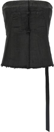 Rick Owens Black Bustier top