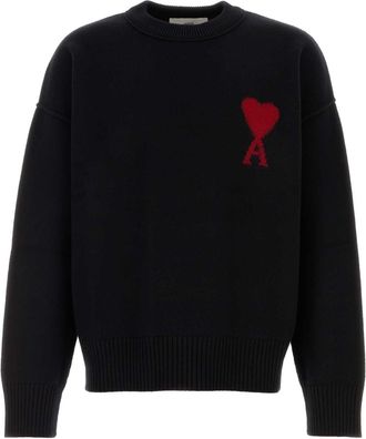 Ami Ami Black Wool Sweater
