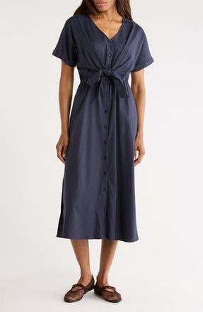 FRNCH Perrine Halter Neck Dress in Bleu Marine at Nordstrom Rack, Size X-Small