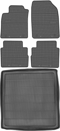 OEM Juego De Alfombrillas De Goma Para Coche Y Maletero Para Opel Vectra C Kombi (2003-2008)