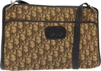 Dior Pre-owned Cross Body Bags, female, Brown, Size: ONE SIZE Pre-owned Vintage Shoulder Bag