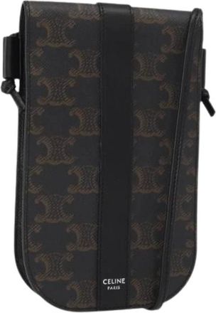 Celine Pre-owned Cross Body Bags, female, Black, Size: ONE SIZE Pre-owned Vintage Plastic Cross Body Bag