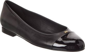 Bally Biely Leather Flat