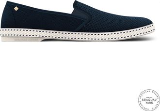 Rivieras Shoes Classic Cotton Canvas Slip-On Loafer with Laces in Navy/darkblue at Nordstrom, Size 37