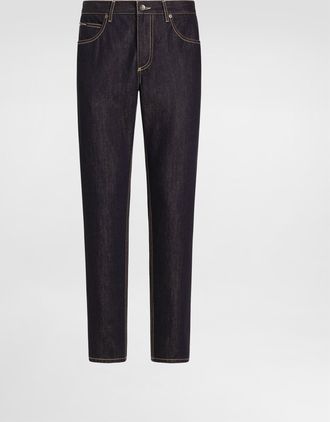 Dolce & Gabbana Denim Trousers - Man Denim Multi-colored 44