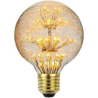 OEM Bombilla Led Vintage Rgb Estilo Fuegos Artificiales Edison 3w 220/240v E27 Decorativa (g80) [clase Energ&eacute;tica G] - Crezuo