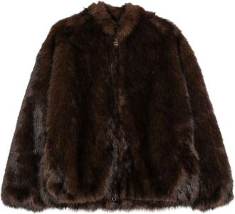 Betta Corradi Cappotto in ecopelliccia - - Jackets - Donna - Marrone - S