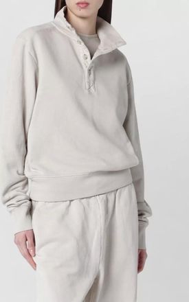 Entire studios cotton sweatshirt high collar long sleeves