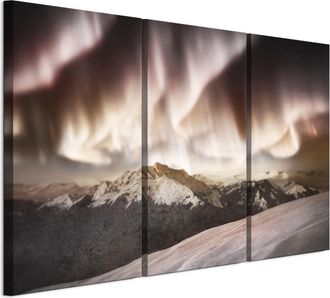OEM Cuadro Sobre Lienzo Italiano De 90 X 60 Cm, Tr&iacute;ptico - Estilo Cl&aacute;sico - Naturaleza Cuadro Sobre Lienzo Italiano De 120 X 80 Cm, Tr&iacute;ptico - Estilo Cl&aacute;s