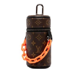 Louis Vuitton Black Brown Orange Pvc Leather Pouch (Pre-Owned)