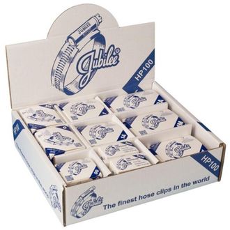 The Brush Company Jubilee HP100MS HP100 Handy Pack Assorted 100 Clips (Mild Steel) JUBHP100