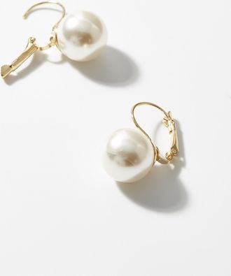 Simons Womens Oversized bead earrings