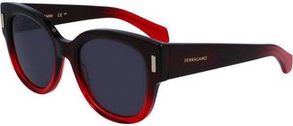 Ferragamo SF2007S 615 Dark Red Gradient/Grey