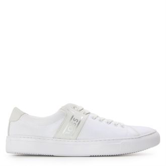 HUGO BOSS Mens Enlight Tenn Classic Low-Top Trainers in White - Size UK 11