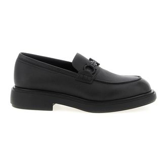 Ferragamo Arden Loafers - male - Ferragamo - Loafers - Black - 6 UK - Shoes