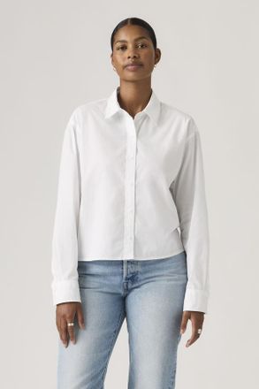 Levi's Camicia Harlie accorciata - Donna - XS - Bianco / Bright White