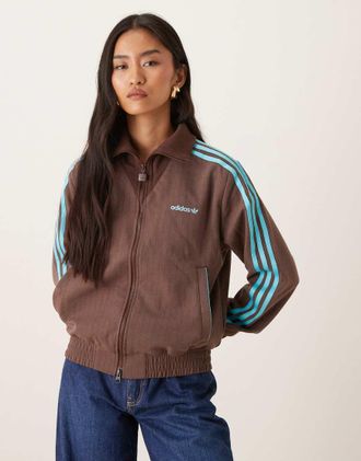 adidas Originals Giacca sportiva sartoriale marrone