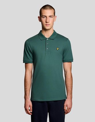 Lyle & Scott Lyle And Scott Mens Cotton Polo Shirt - Green - Size: 38
