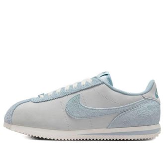 Nike (WMNS) Nike Cortez Premium Leather Pure Platinum Armory Blue HQ1500-043