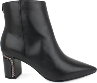 Guess Heeled Boots - Dames - Laarzen met Hak - Zwart - 35 EU - Leer - Schoenen