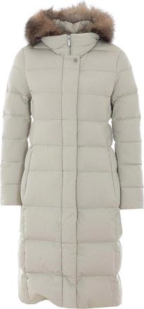 Moorer Ivory White Zagara Parka