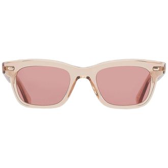 Garrett Leight GROVE SUN Bordeaux Rectangular Sunglasses 2143 BRE/BOR 48
