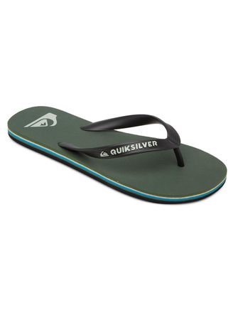 Quiksilver Sandale QUIKSILVER Molokai, Herren, Gr. 13(46), schwarz, Obermaterial: Synthetikmaterial / Aussensohle: Moosgummi, Schuhe Sandale