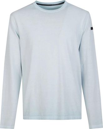 Roberto Ricci Design Lange Truien - Heren - Ronde hals truien - Blauw - M - Truien & Vesten