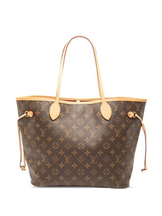 Louis Vuitton 2021 Monogram Neverfull MM tote bag - women - Leather/Fabric - One Size - Brown