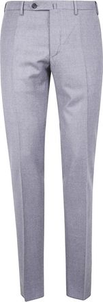 Incotex Tailored Wool Blend Dress Pants - Heren - Nette broeken - Grijs - 2XL - Wol - Broeken